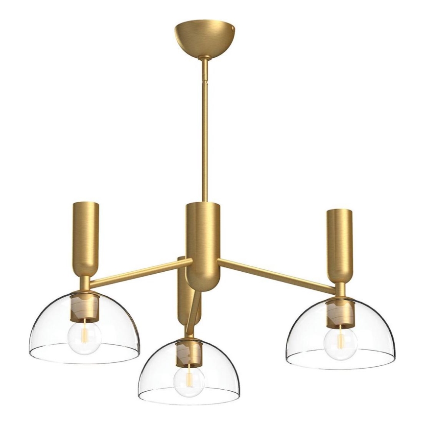 Alora Mood - Luster na tyči JUDE 3xE27/60W/230V pr. 96,8 cm mosadz