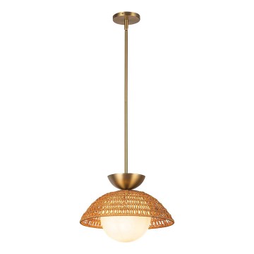 Alora Mood - Luster na tyči PERTH 1xE27/60W/230V pr. 37,5 cm zlatý