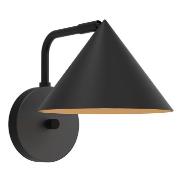 Alora Mood - Nástenné svietidlo REMYCK 1xE27/60W/230V čierna