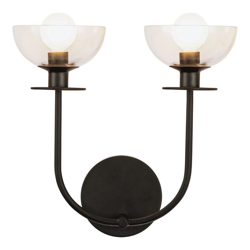 Alora Mood - Nástenné svietidlo SYLVIA 2xE14/40W/230V čierna