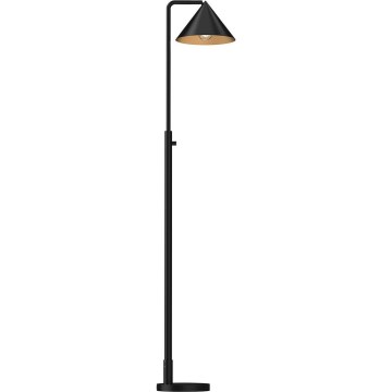 Alora Mood - Stojacia lampa REMYCK 1xE27/60W/230V čierna
