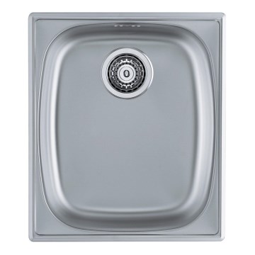 ALVEUS 1082195 - Kuchynský drez BASIC 44x38 cm matná oceľ/satin, veľký výpust
