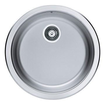 ALVEUS 1084837 - Kuchynský drez FORM pr. 45 cm matná oceľ/satin, veľký výpust