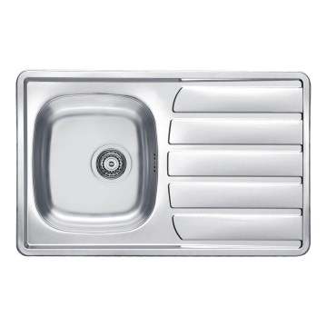ALVEUS 1098938 - Kuchynský drez ZOOM 79x50 cm satin, na hornú montáž