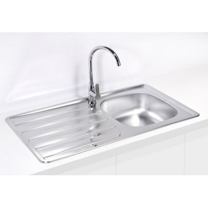 ALVEUS 1098938 - Kuchynský drez ZOOM 79x50 cm satin, na hornú montáž