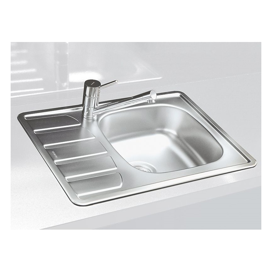 ALVEUS 1098940 - Kuchynský drez ZOOM 61,5x50 cm satin, na hornú montáž