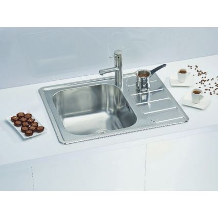ALVEUS 1100215 - Kuchynský drez ZOOM 61,5x50 cm satin, na hornú montáž