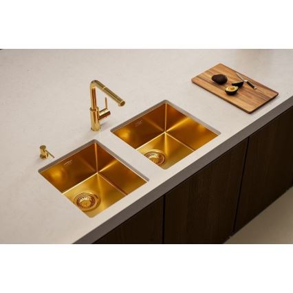 ALVEUS 1103381 - Kuchynský drez QUADRIX 45x45 cm monarch bronz