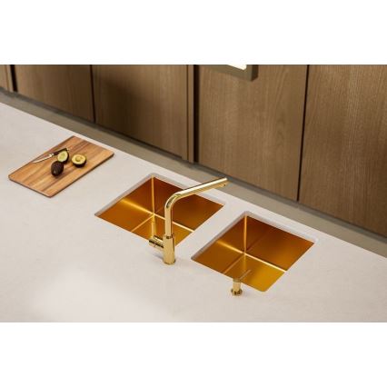 ALVEUS 1103381 - Kuchynský drez QUADRIX 45x45 cm monarch bronz