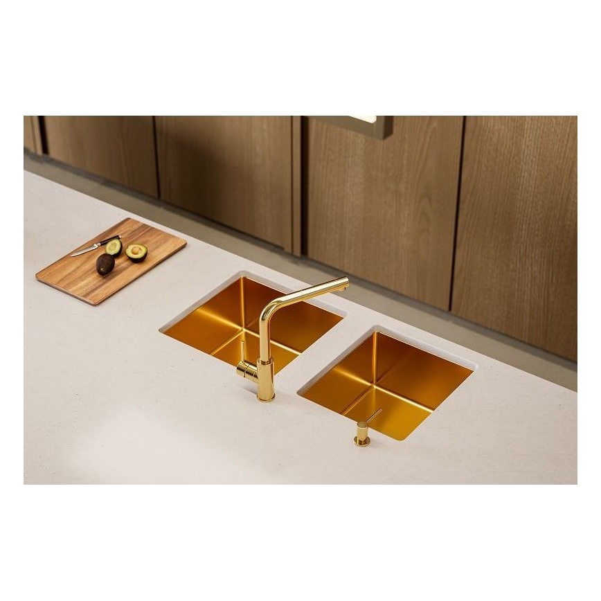 ALVEUS 1103381 - Kuchynský drez QUADRIX 45x45 cm monarch bronz