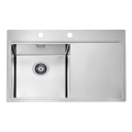 ALVEUS 1103610 - Kuchynský drez PURE 79x52,5 cm satin, ľavý
