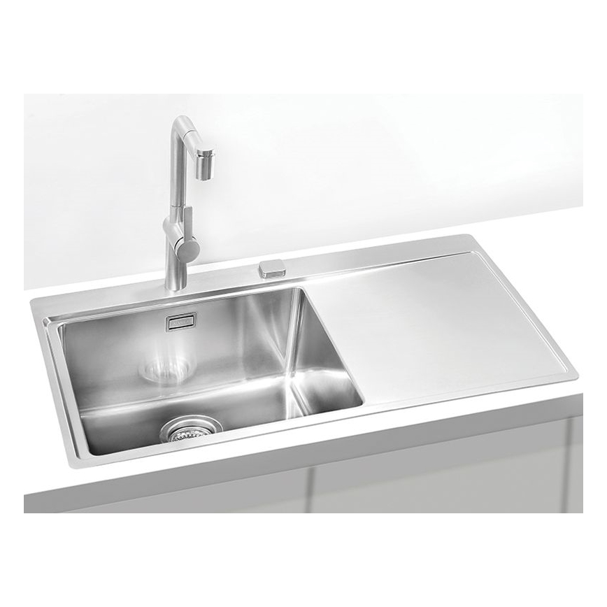 ALVEUS 1103652 - Kuchynský drez PURE 86x52,5 cm satin, ľavý