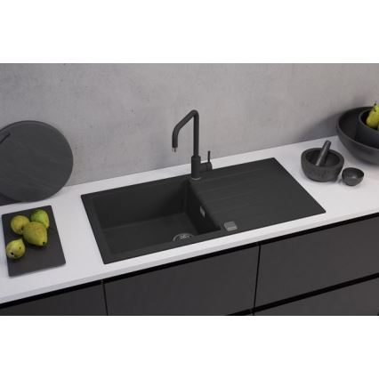 ALVEUS 1140598 - Kuchynský drez CADIT 100x50 cm granit/čierna
