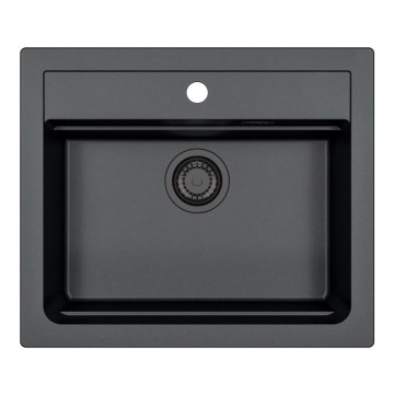 ALVEUS 1148162 - Kuchynský drez ATROX 59x50 cm granit/čierna