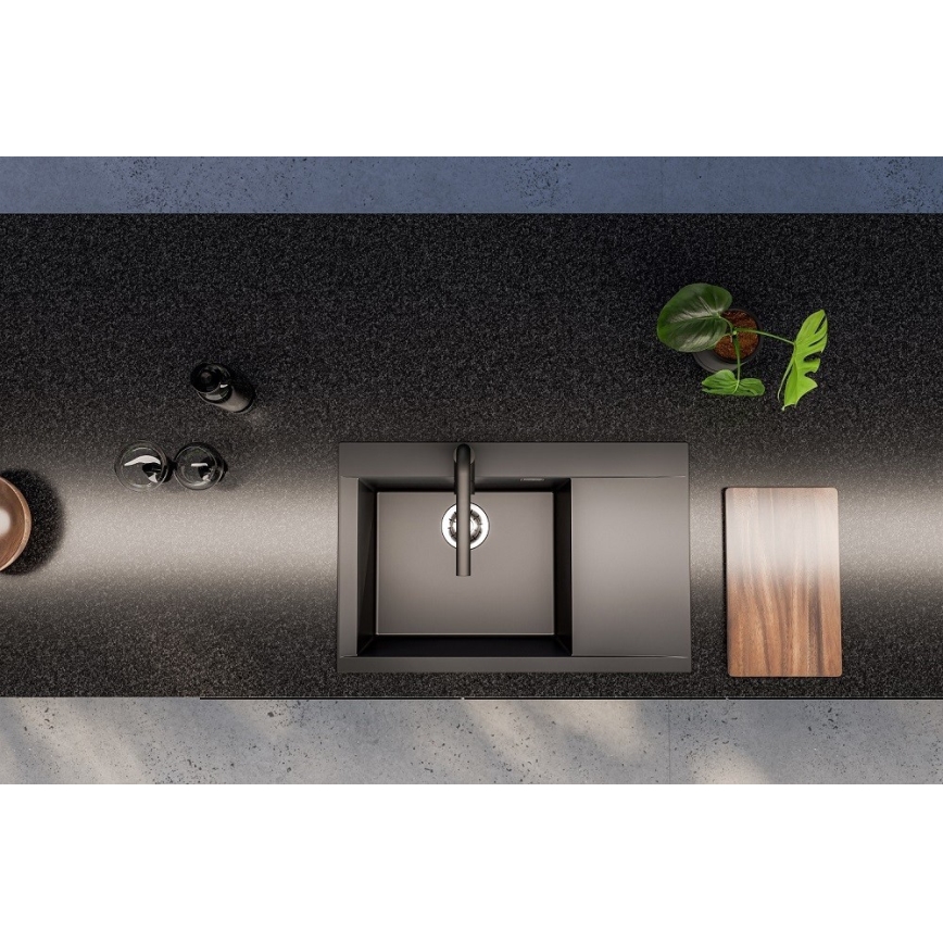 ALVEUS 1149303 - Kuchynský drez PURE 79x51,5 cm granit/antracit