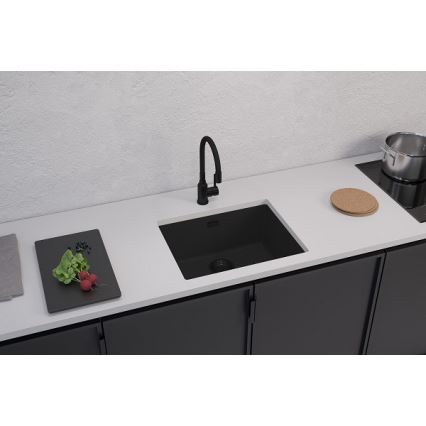 ALVEUS 1150057 - Kuchynský drez OMNI 55x45 cm granit/čierna