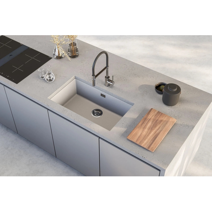 ALVEUS 1150058 - Kuchynský drez OMNI 75x45 cm granit/biela