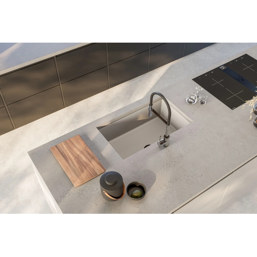 ALVEUS 1150058 - Kuchynský drez OMNI 75x45 cm granit/biela