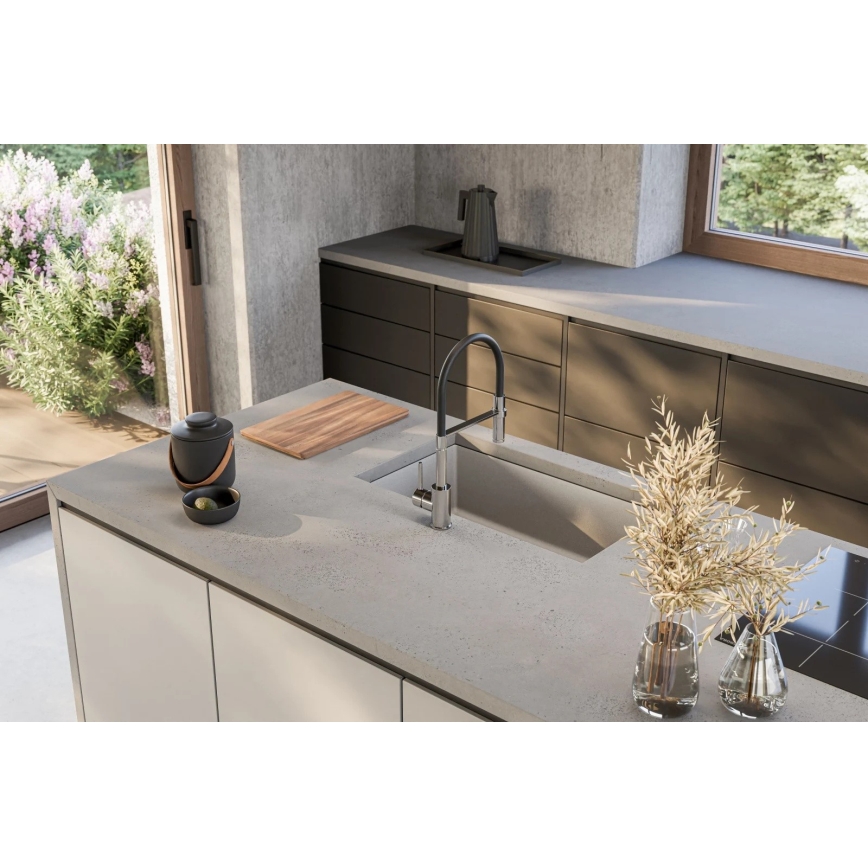 ALVEUS 1150058 - Kuchynský drez OMNI 75x45 cm granit/biela