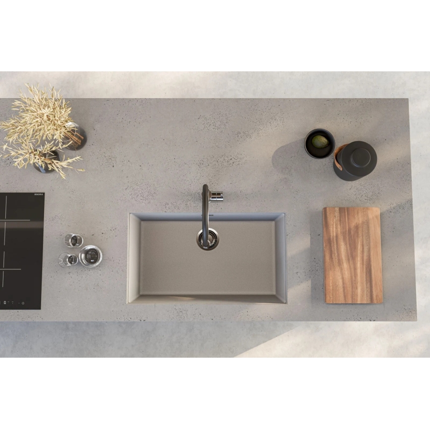 ALVEUS 1150058 - Kuchynský drez OMNI 75x45 cm granit/biela