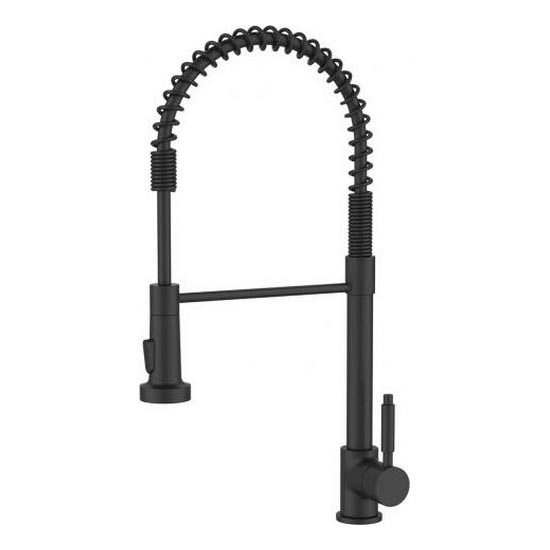 ALVEUS 1150887 - Drezová batéria s flexibilným ramienkom so sprškou URBAN 47,1 cm čierna