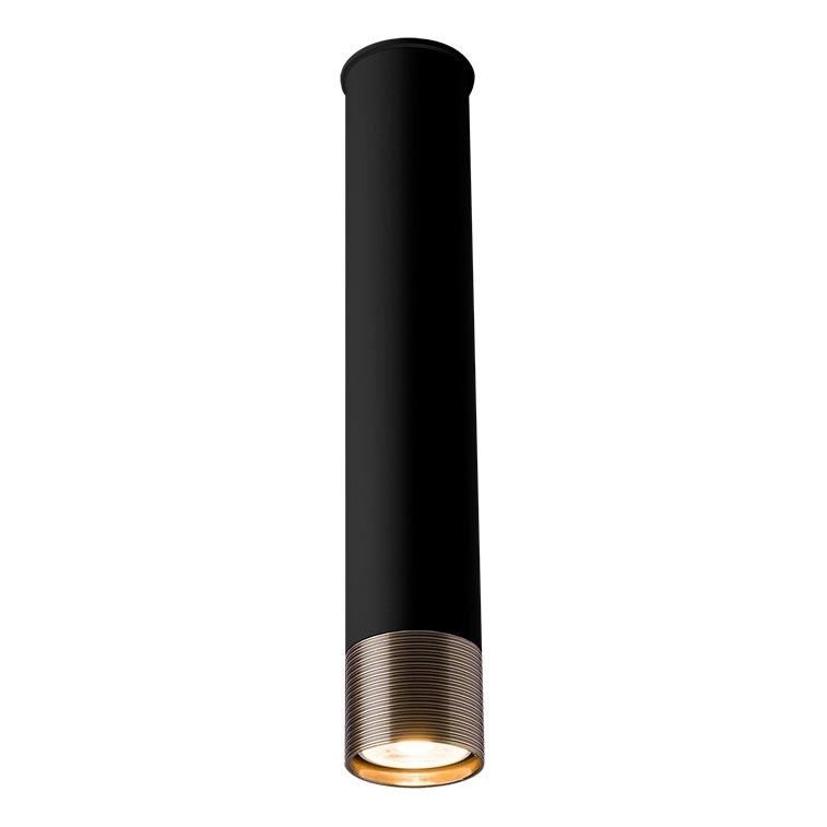 Amplex - Bodové svietidlo 1xGU10/10W/230V čierna/zlatá