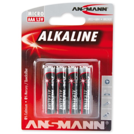Ansmann 09630 LR03 AAA RED alkalická batéria 1,5V