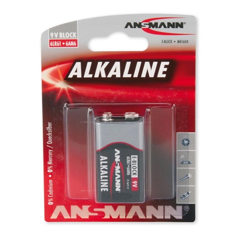 Ansmann 09887 6LR61 9V-Block RED alkalická batéria 9V