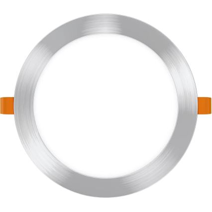 APLED - LED Kúpeľňové podhľadové svietidlo RONDO LED/18W/230V IP40 pr. 22,5 cm matný chróm