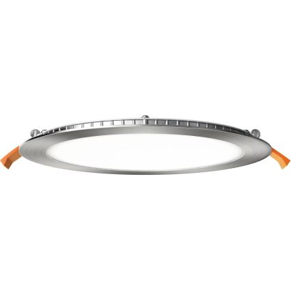 APLED - LED Kúpeľňové podhľadové svietidlo RONDO LED/18W/230V IP40 pr. 22,5 cm matný chróm
