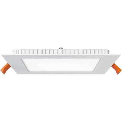 APLED - LED Kúpeľňové podhľadové svietidlo SQUARE LED/12W/230V IP40 17x17 cm biela