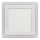 APLED - LED Kúpeľňové podhľadové svietidlo SQUARE DUO LED/4W + LED/12W/230V IP41 3000/4000K 19,5x19,5 cm biela