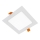 APLED - LED Kúpeľňové podhľadové svietidlo SQUARE LED/12W/230V IP40 17x17 cm biela