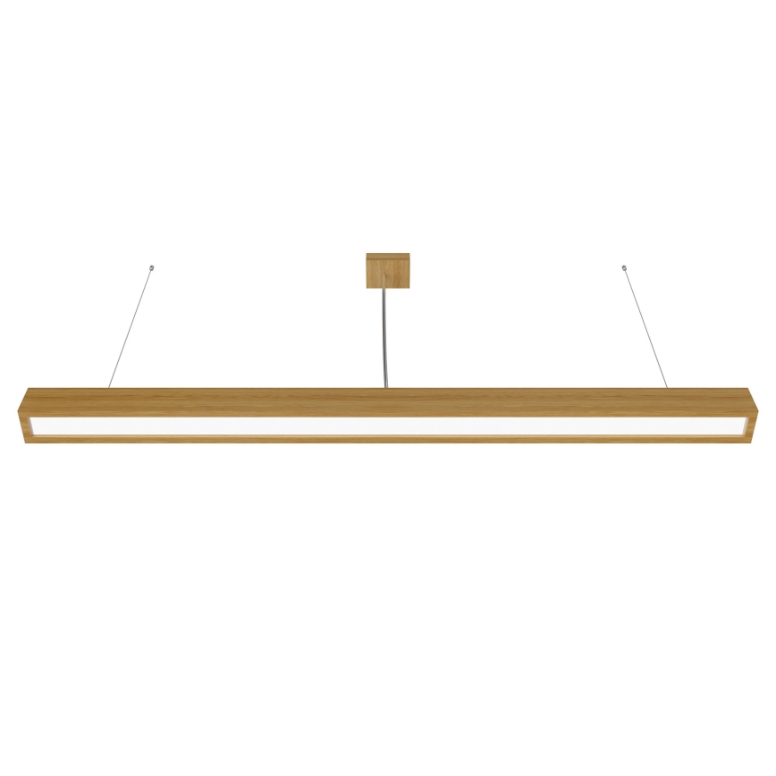 APLED - LED Luster na lanku LOOK LED/48W/230V 4000K 150 cm dub