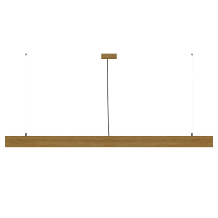 APLED - LED Luster na lanku LOOK LED/48W/230V 4000K 150 cm dub