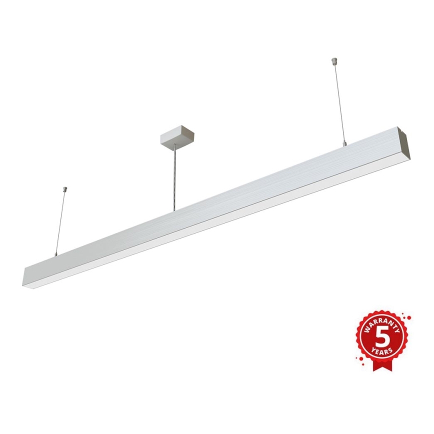 APLED - LED Luster na lanku LOOK LED/58W/230V 4000K 150 cm strieborná