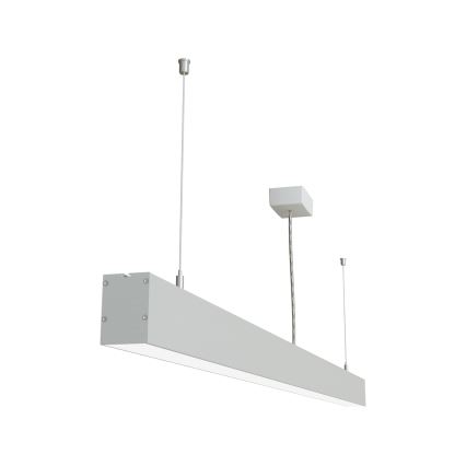 APLED - LED Luster na lanku LOOK LED/58W/230V 4000K 150 cm strieborná