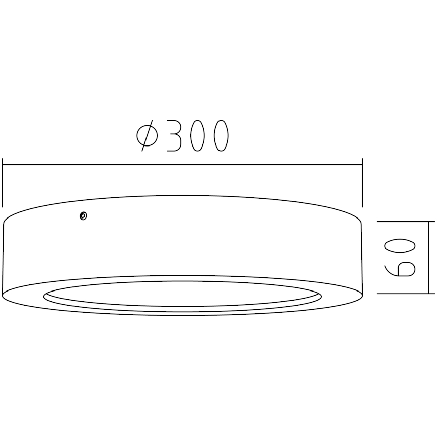APLED - LED Stropné svietidlo RONDO LED/24W/230V pr. 30 cm dub