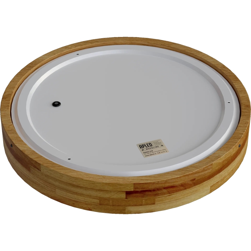 APLED - LED Stropné svietidlo RONDO LED/36W/230V pr. 40 cm dub