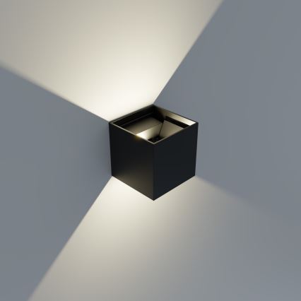 APLED - LED Vonkajšie nástenné svietidlo CUBE 2xLED/3W/230V IP65