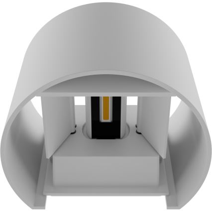 APLED - LED Vonkajšie nástenné svietidlo OVAL 2xLED/3W/230V IP65