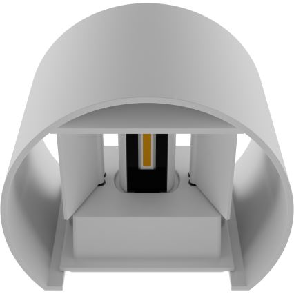 APLED - LED Vonkajšie nástenné svietidlo OVAL 2xLED/3W/230V IP65