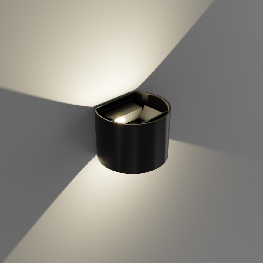 APLED - LED Vonkajšie nástenné svietidlo OVAL 2xLED/3W/230V IP65
