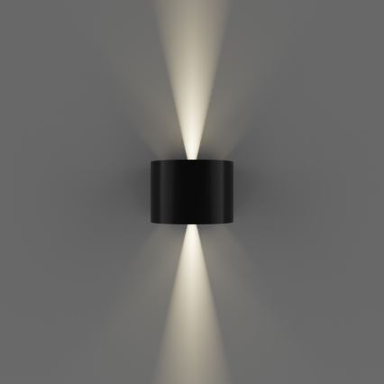 APLED - LED Vonkajšie nástenné svietidlo OVAL 2xLED/3W/230V IP65