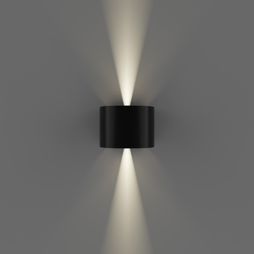 APLED - LED Vonkajšie nástenné svietidlo OVAL 2xLED/3W/230V IP65