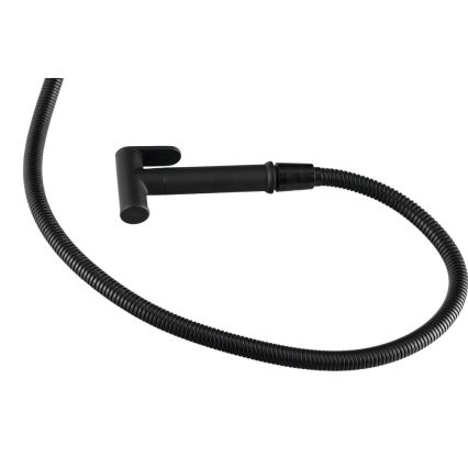 Aqualine - Bidetová batéria so sprškou na podomietkovú inštaláciu matná čierna