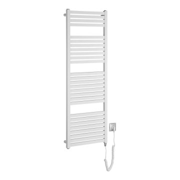 Aqualine - Kúpeľňový elektrický radiátor TONDI-E 500W 133x45 cm biela