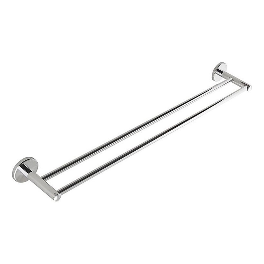 Aqualine - Nástenný vešiak na uteráky SAMBA 12x64,5 cm lesklý chróm