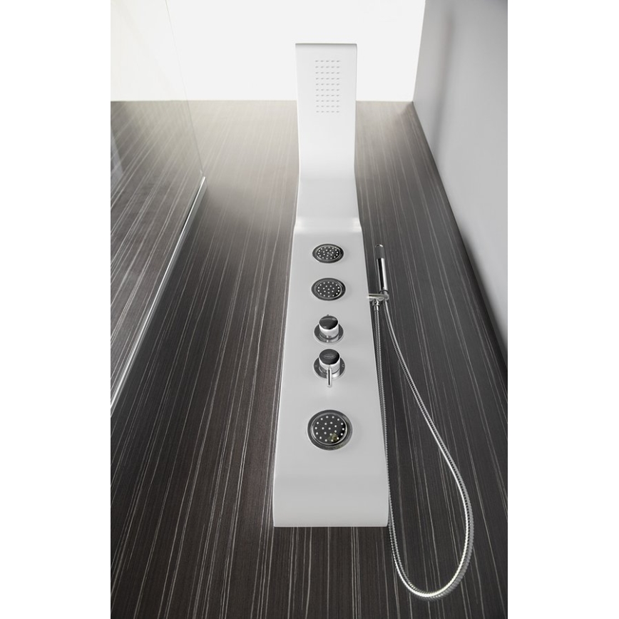 Aqualine - Sprchový panel YUKI matná biela