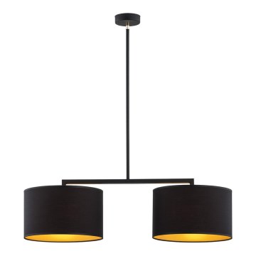 Argon 0899 - Luster na tyči KARIN 2xE27/15W/230V čierna